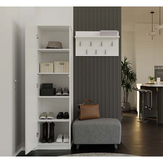 Armadio Malwa SD-50 con Specchio BIANCO