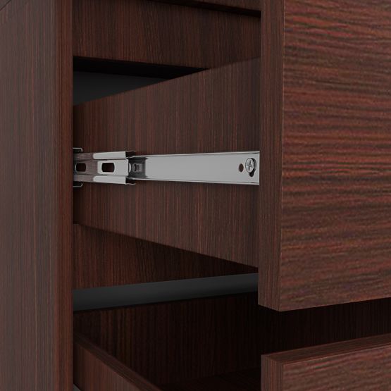 ARMADIO S 90 cm 2 ANTE 2 CASSETTI PK WENGE