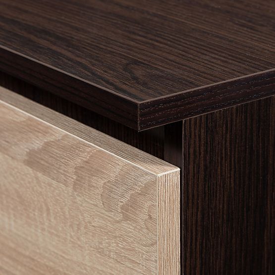 ARMADIO S 90 cm 2 ANTE 2 CASSETTI PK WENGE / SONOMA