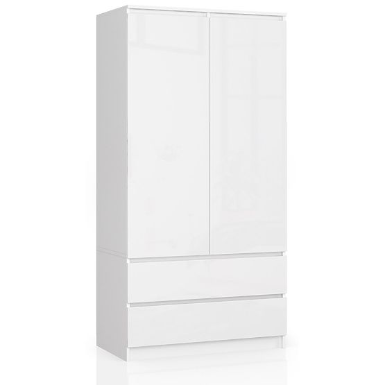 ARMADIO S90 2D 2SZ CLP PK BIANCO LUCIDO