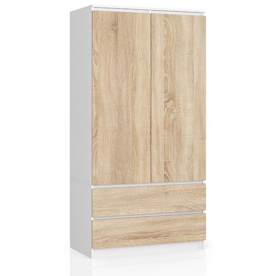 ARMADIO S90 2D 2SZ CLP PK BIANCO / SONOMA