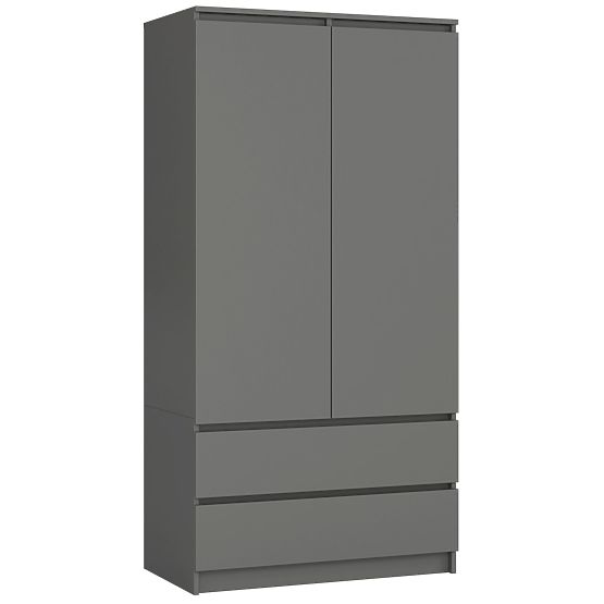 ARMADIO S90 2D 2SZ CLP PK GRAFITE GRIGIO