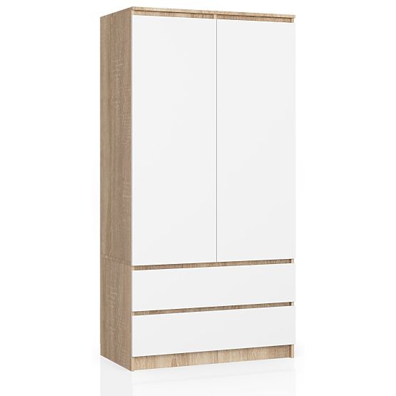 ARMADIO S90 2D 2SZ CLP PK SONOMA / BIANCO