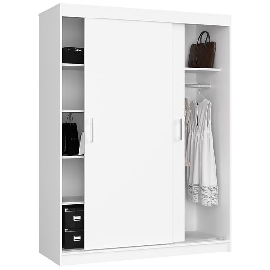 ARMADIO SCORREVOLE 150 cm CLP MONO BIANCO