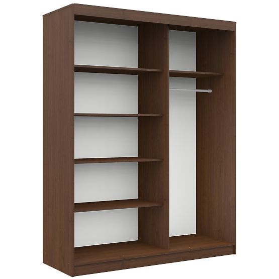 ARMADIO SCORREVOLE 150cm CLP WENGE / BIANCO