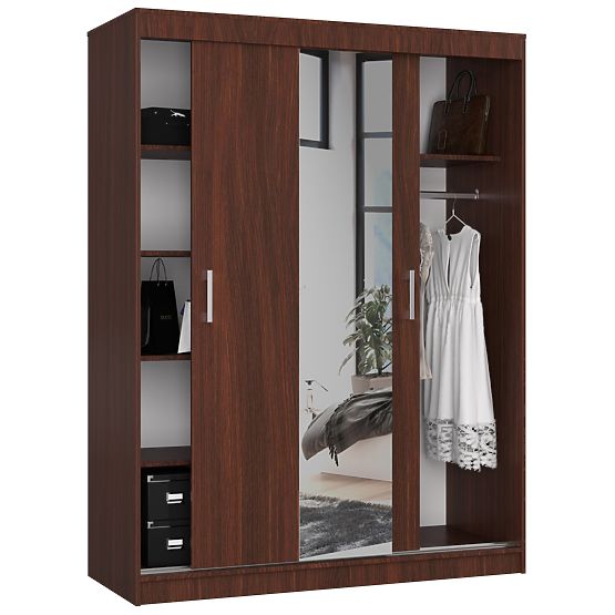 ARMADIO SCORREVOLE 150cm CLP WENGE