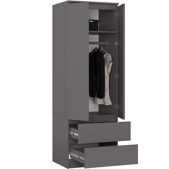 ARMADIO STAR S60 2D 2SZ PK GRIGIO GRAFITE