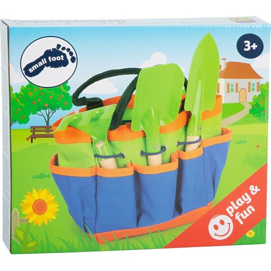 Attrezzi da giardinaggio in una borsa