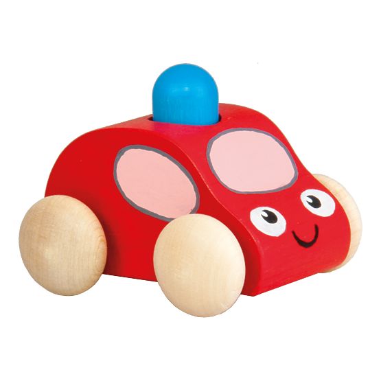Auto fischiante con sirena 1 pezzo rosso