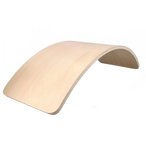 Balance board in legno con macchinina e strada