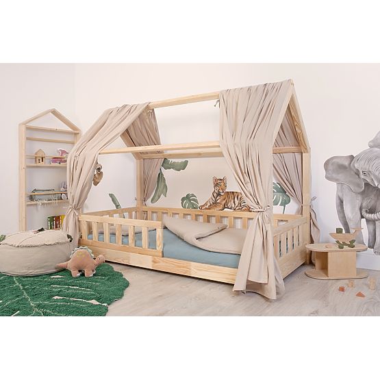 Baldacchino per letto a casetta Tea - beige