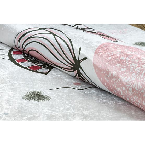 BAMBINO 2644 tappetino da lavaggio Bambina, unicorno per bambini antiscivolo - bianco / rosa