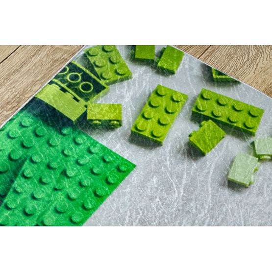 BAMBINO 38480 tappetino da bagno per bambini antiscivolo - grigio/giallo