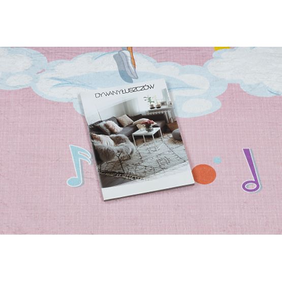 BAMBINO 41870 tappetino da bagno Ballerina, arcobaleno per bambini antiscivolo - rosa