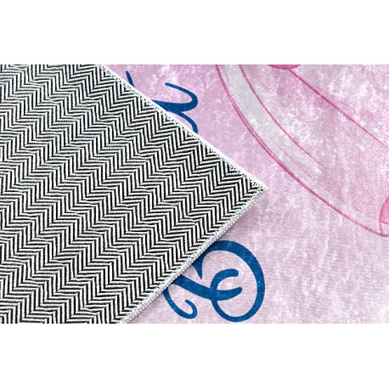 BAMBINO 42830 tappetino da lavaggio Ballerina per bambini antiscivolo - rosa