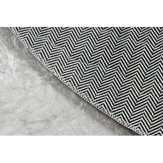 BAMBINO 48130 tappeto rotondo lavabile Stelle per bambini antiscivolo - beige / grigio