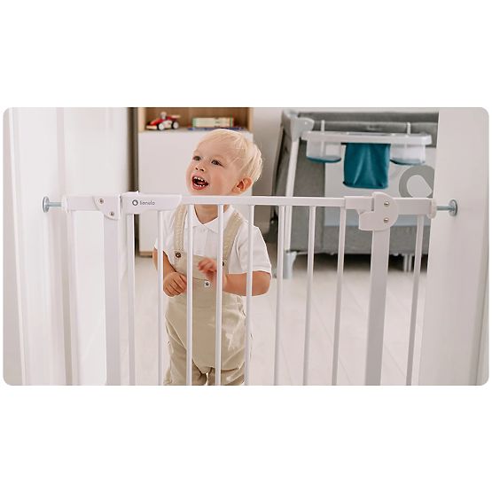 Barriera di sicurezza per porte/scale - bianca