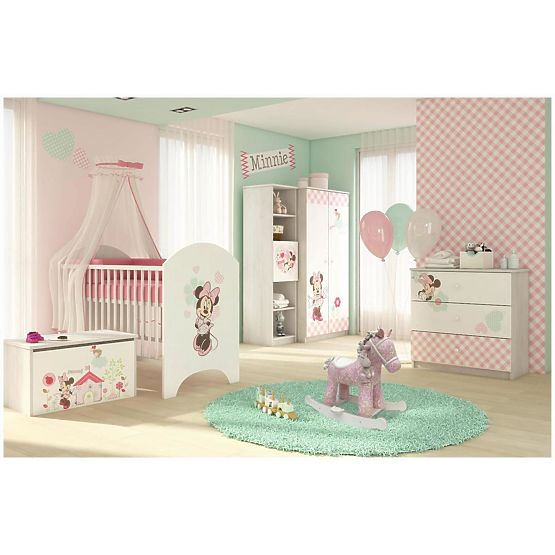 Baule in legno per giocattoli Disney - Minnie Mouse