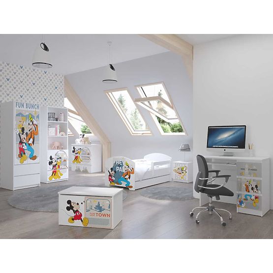Baule in legno per giocattoli Disney - Topolino e i suoi amici