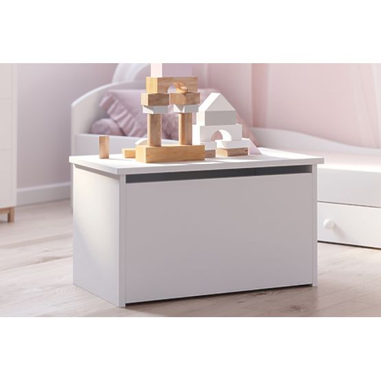 Baule per giocattoli Daria bianco