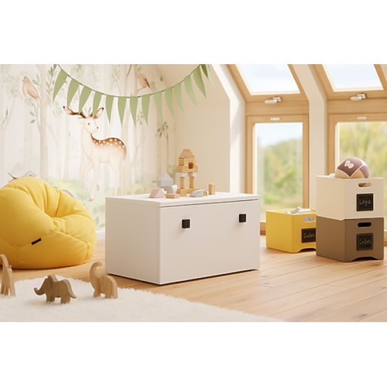 Baule per giocattoli Inga - maniglia nera