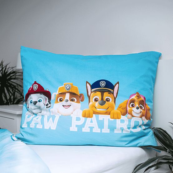 Biancheria da letto con effetto luminoso Paw Patrol 140 x 200 cm + 70 x 90 cm
