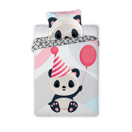Biancheria da letto e palloncino Panda