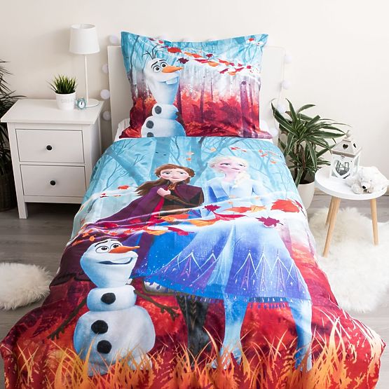 Biancheria da letto Frozen - sorelle 140 x 200 cm + 70 x 90 cm