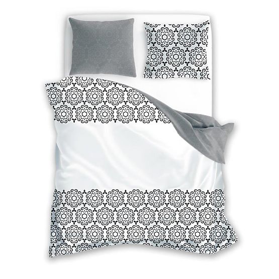 Biancheria da letto in cotone Fiori glamour 140x200 cm + 70x90 cm