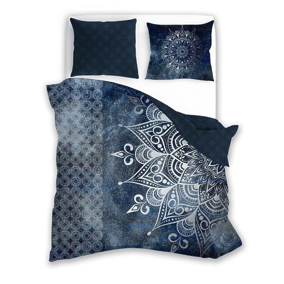Biancheria da letto in cotone Mandala 140x200 cm + 70x90 cm