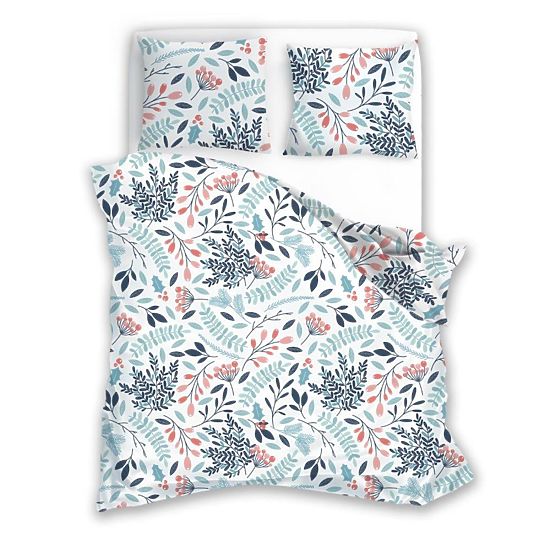 Biancheria da letto in microfibra Giardino 140x200cm + 70x90cm