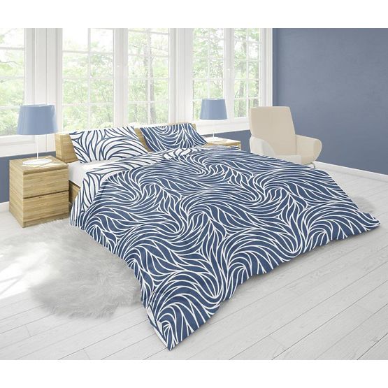 Biancheria da letto in microfibra Onde 140x200 cm + 70x90 cm