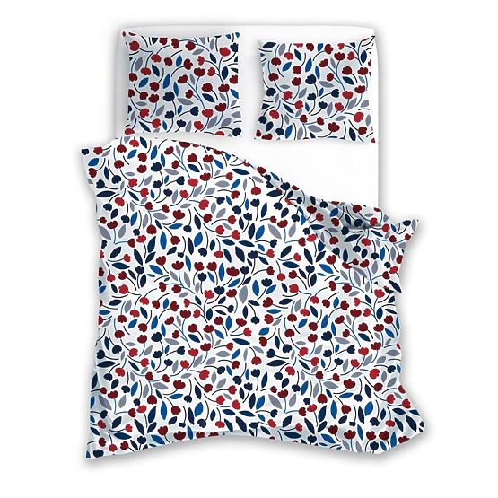 Biancheria da letto in microfibra Tulipani 140x200cm + 70x90cm