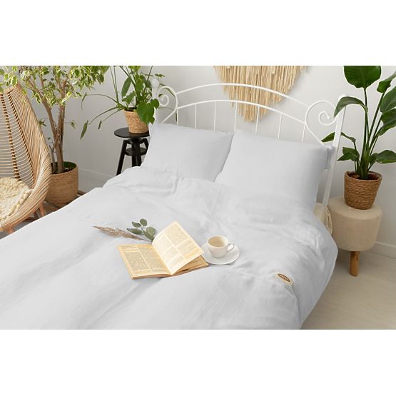 Biancheria da letto in mussola 140x200 cm + 70x90 cm grigio chiaro