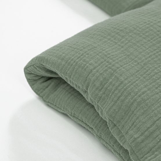 Biancheria da letto in mussola Ourbaby 135x100 + 40x60 cm - verde