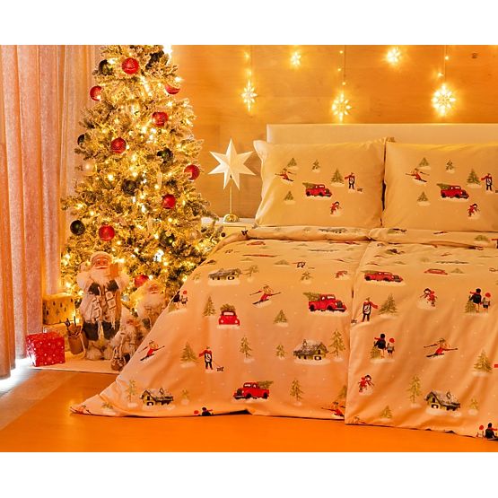 Biancheria da letto Magic invernale 140x200 cm + 70x90 cm