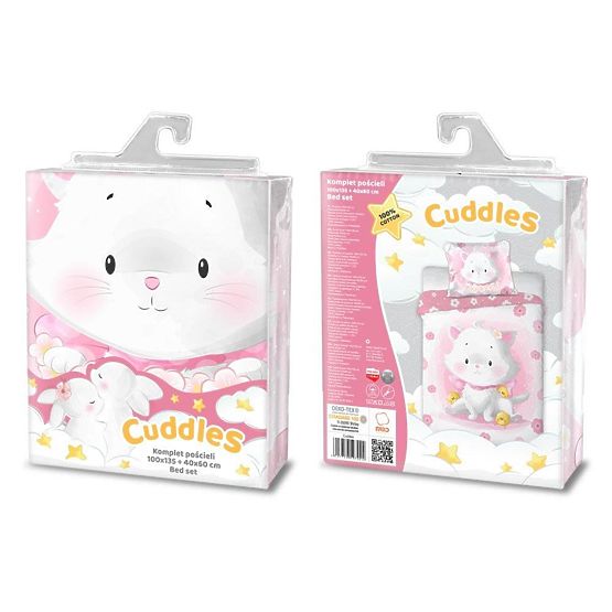 Biancheria da letto per bambini 135x100 cm + 60x40 cm Gattino