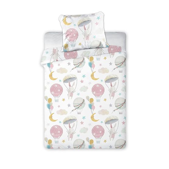 Biancheria da letto per bambini 135x100 cm + Palloncini 60x40 cm
