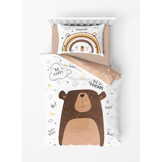 Biancheria da letto per bambini 140x200 cm + 70x90 cm Orsacchiotto