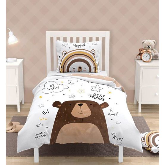 Biancheria da letto per bambini 140x200 cm + 70x90 cm Orsacchiotto