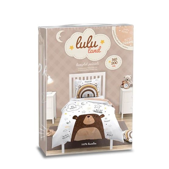 Biancheria da letto per bambini 140x200 cm + 70x90 cm Orsacchiotto