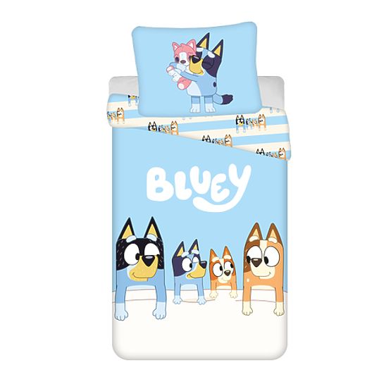 Biancheria da letto per bambini Bluey 140x200 cm + 70x90 cm