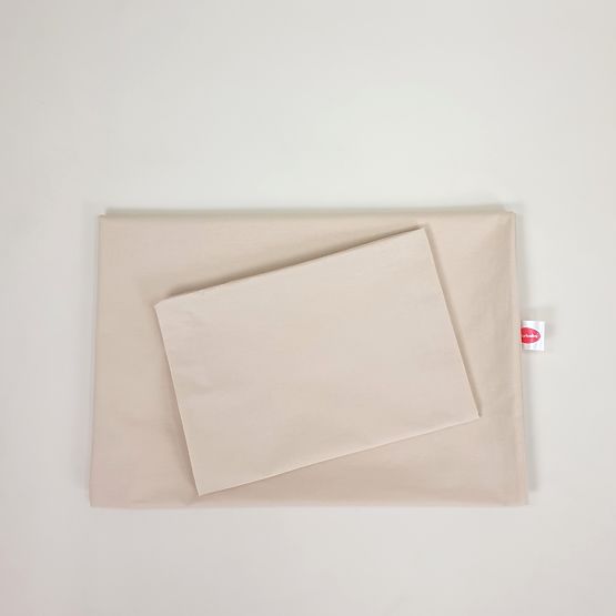 Biancheria da letto per bambini in cotone 100x135 cm - beige