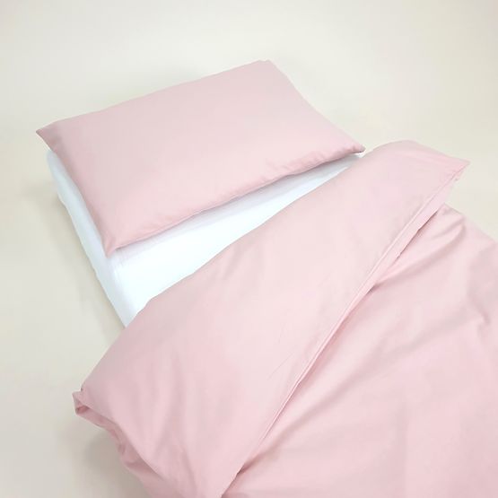 Biancheria da letto per bambini in cotone 100x135 cm - rosa