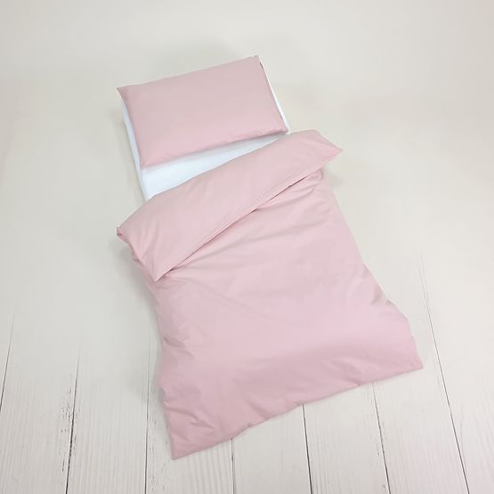 Biancheria da letto per bambini in cotone 100x135 cm - rosa