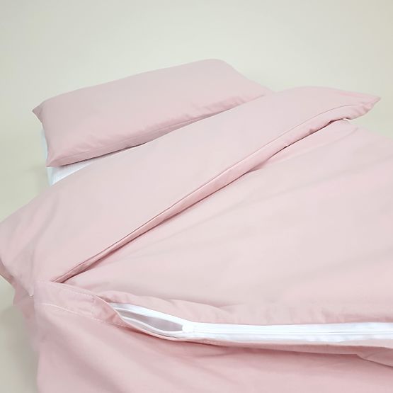 Biancheria da letto per bambini in cotone 100x135 cm - rosa