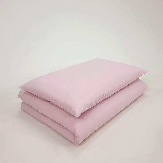 Biancheria da letto per bambini in cotone 100x135 cm - rosa