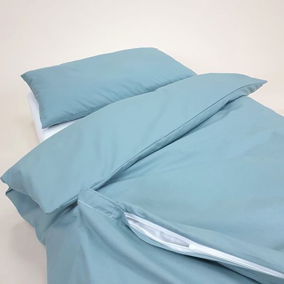 Biancheria da letto per bambini in cotone 120x90 cm – verde