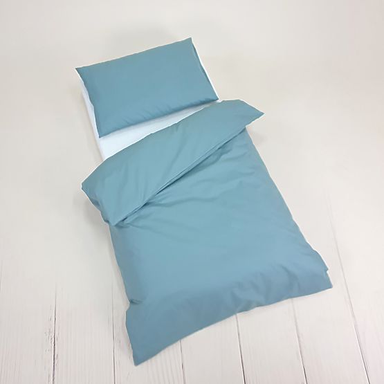 Biancheria da letto per bambini in cotone 120x90 cm – verde