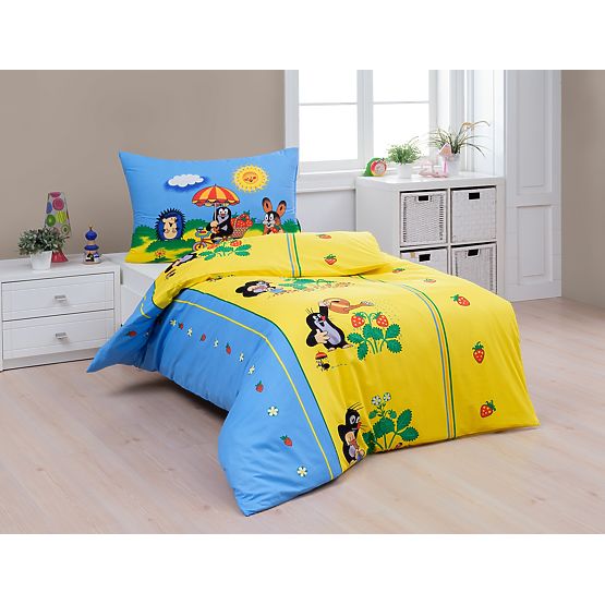 Biancheria da letto per bambini Krtek e fragoline
